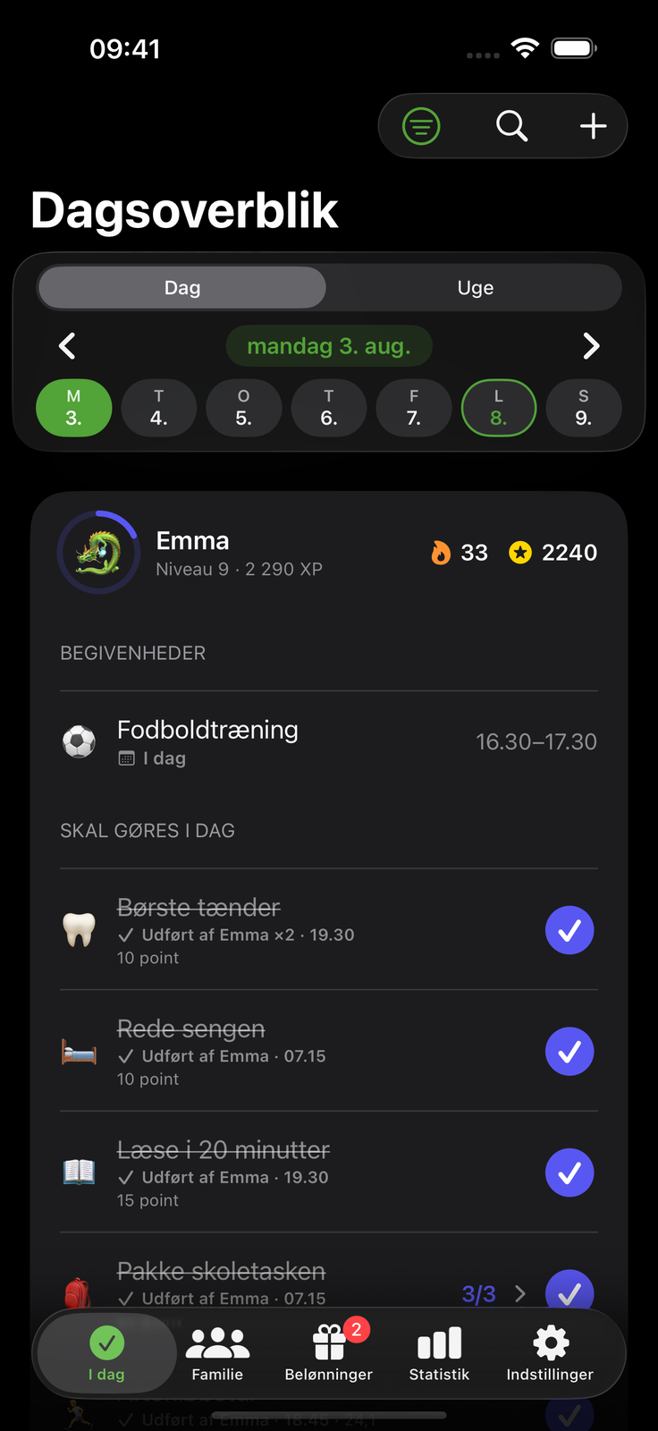 Smuk om dagen, rolig om natten