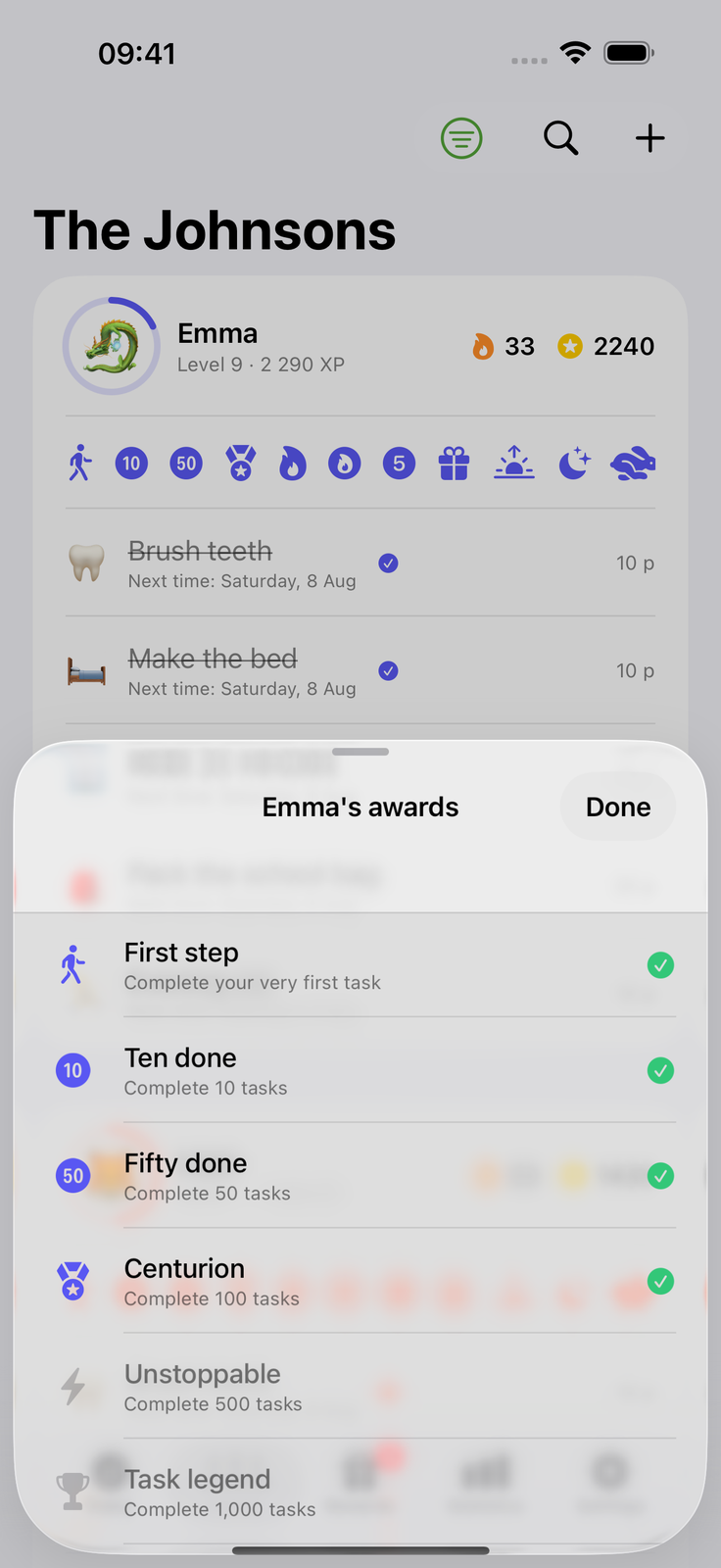 Kids ask to check things off