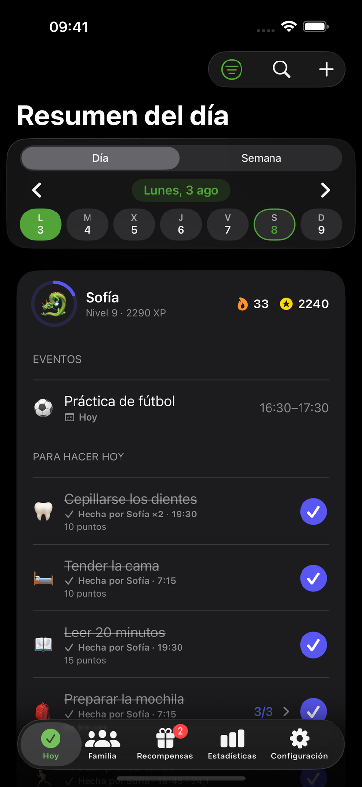 Linda de día, serena de noche