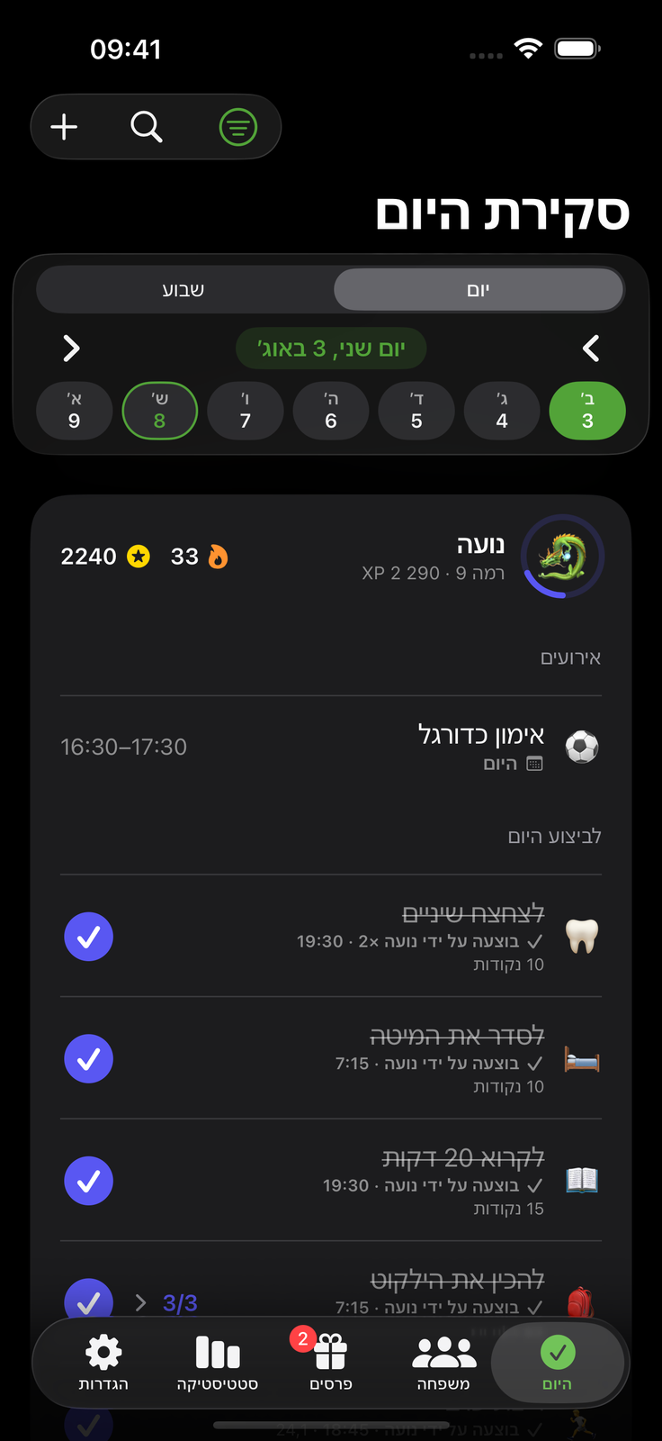 יפה ביום, רגועה בלילה
