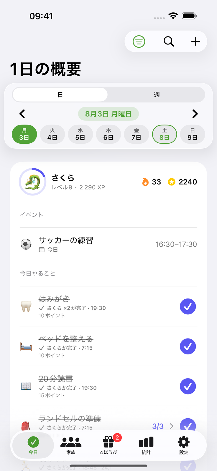 誰の担当か、全員がわかる