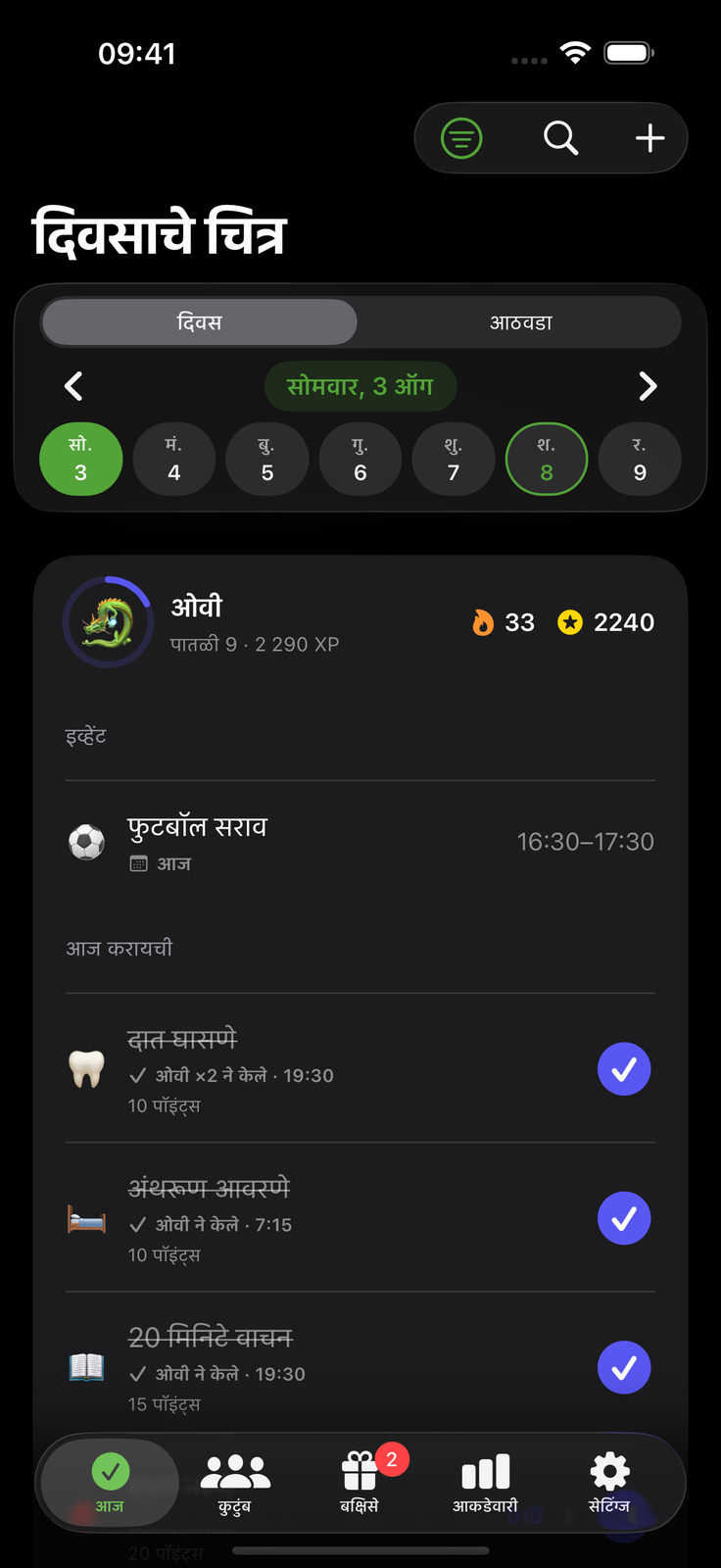 दिवसा सुंदर, रात्री शांत