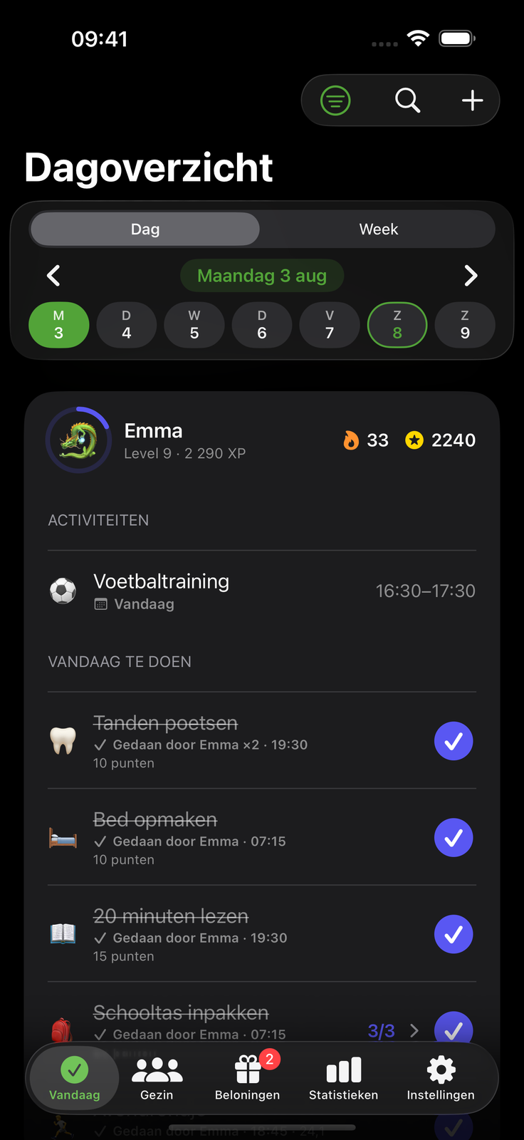 Mooi overdag, rustig 's nachts