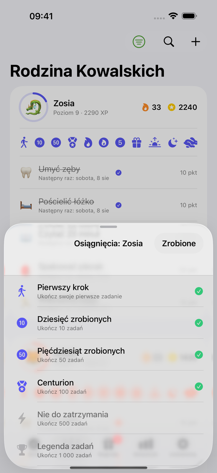 Dzieci same chcą odhaczać