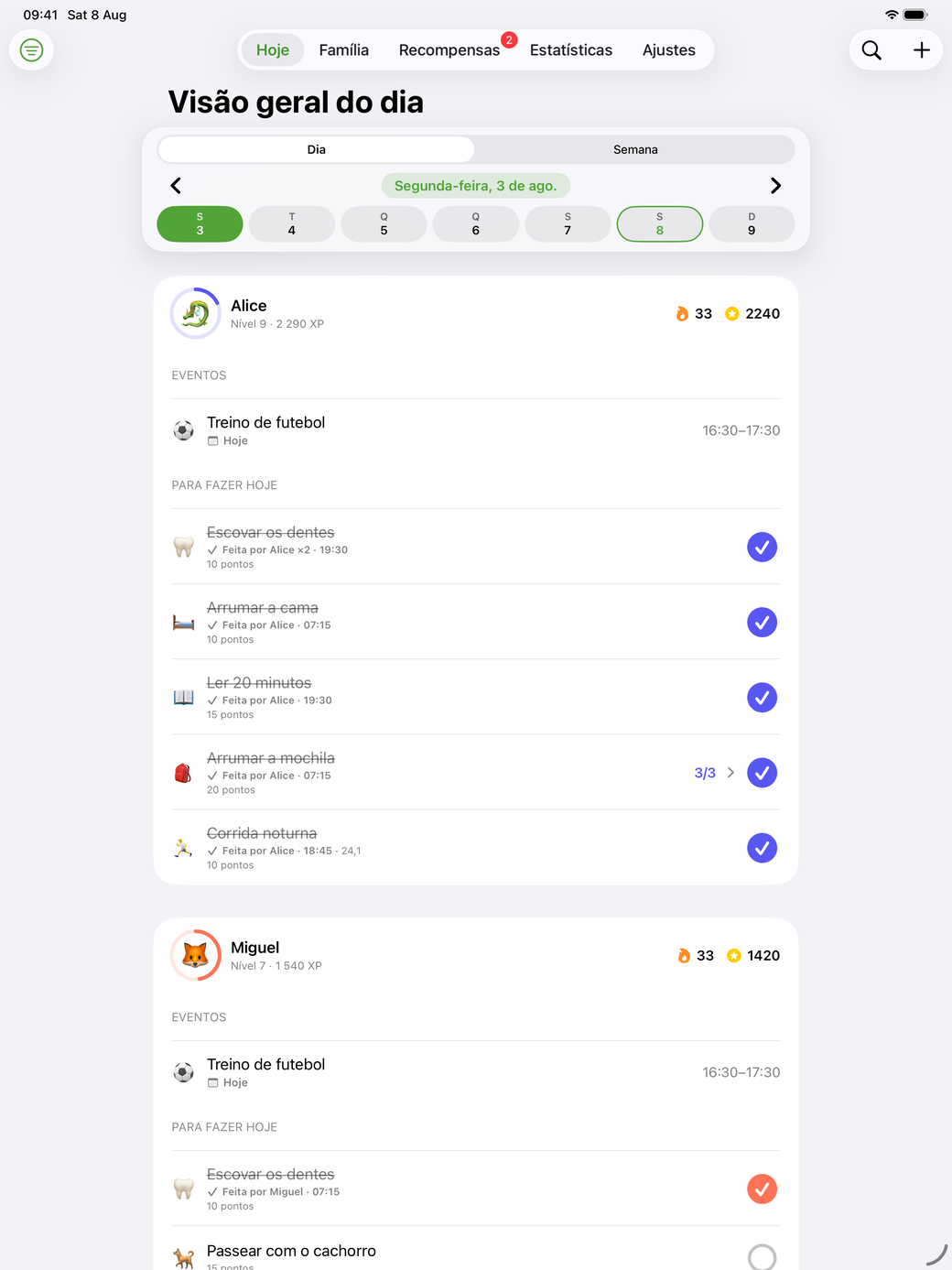 Feito também para iPad