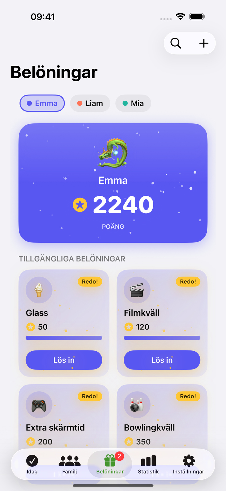 Alla turas om, färre bråk