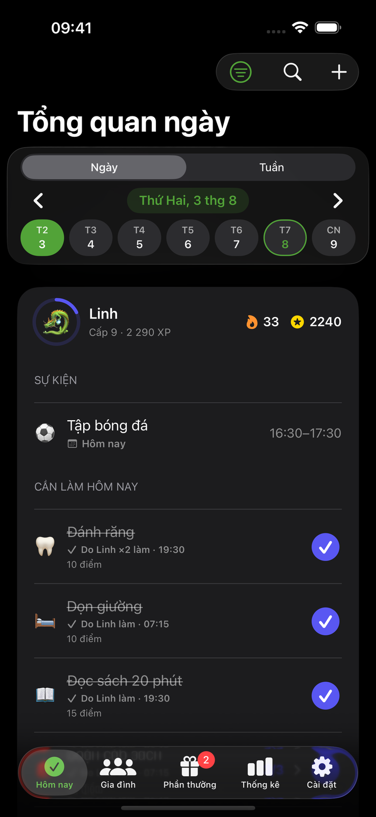 Ngày rực rỡ, đêm dịu êm
