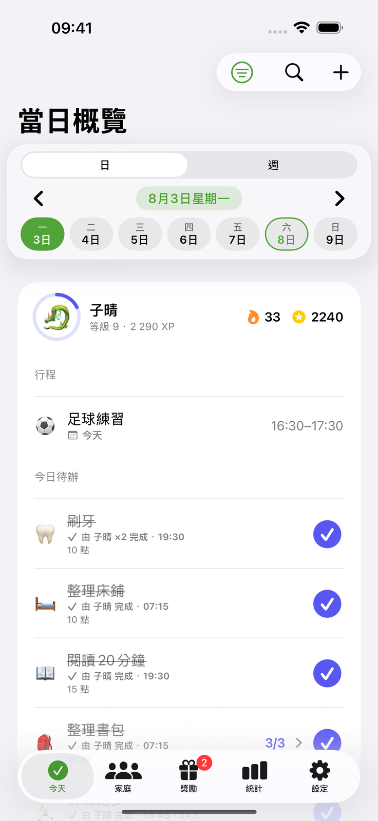 誰負責什麼，全家都清楚